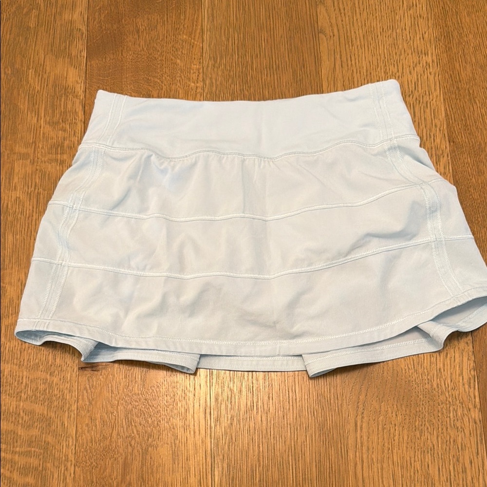 Women’s Light Blue Athletic Skort Shorts - Performance Tennis Skirt